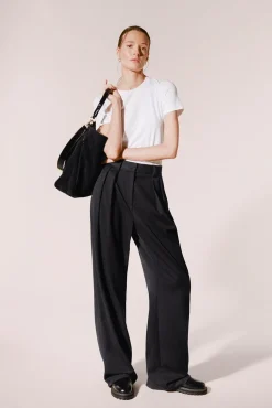 PERRY BAG  BLACK SUEDE
