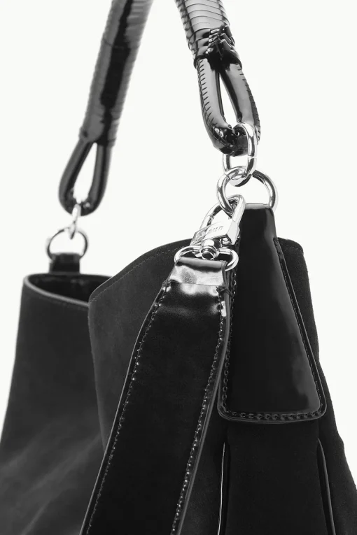 PERRY BAG  BLACK SUEDE