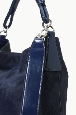 PERRY BAG  NAVY HAIRCALF