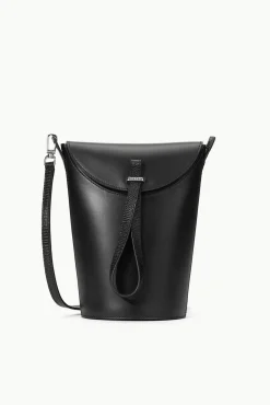 PHOEBE CONVERTIBLE BUCKET BAG  BLACK