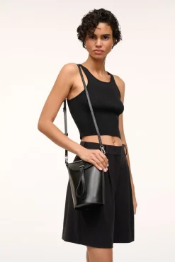 PHOEBE CONVERTIBLE BUCKET BAG  BLACK