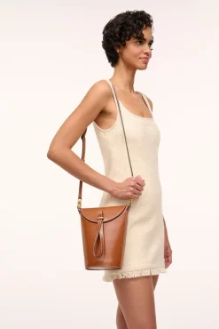 PHOEBE CONVERTIBLE BUCKET BAG  TAN