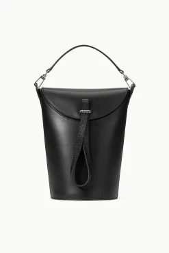 PHOEBE CONVERTIBLE BUCKET BAG  BLACK