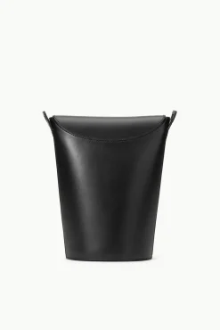 PHOEBE CONVERTIBLE BUCKET BAG  BLACK