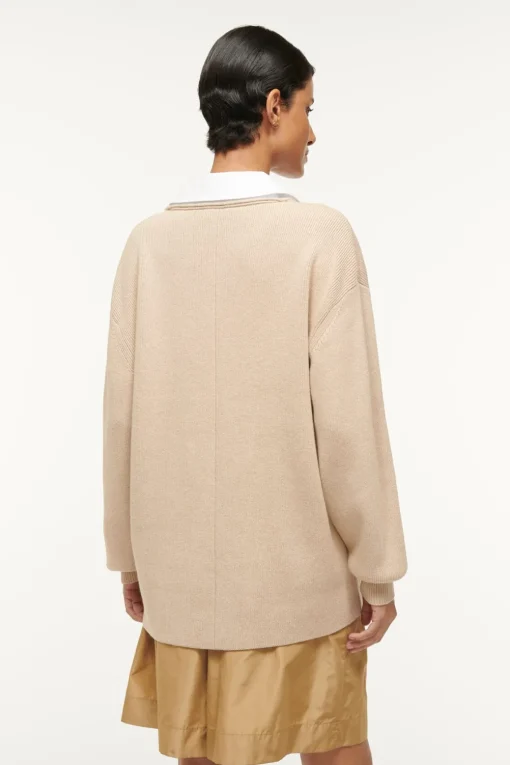 PIETRO SWEATER  CAMEL WHITE