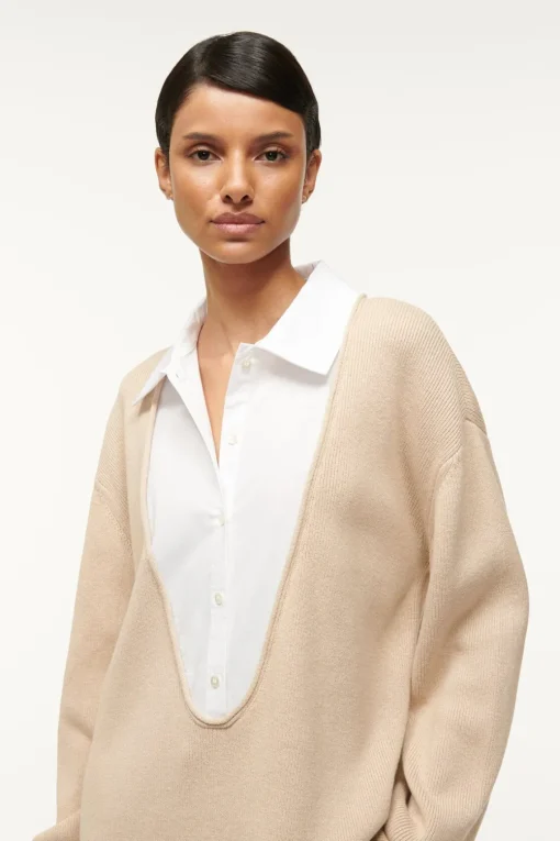 PIETRO SWEATER  CAMEL WHITE