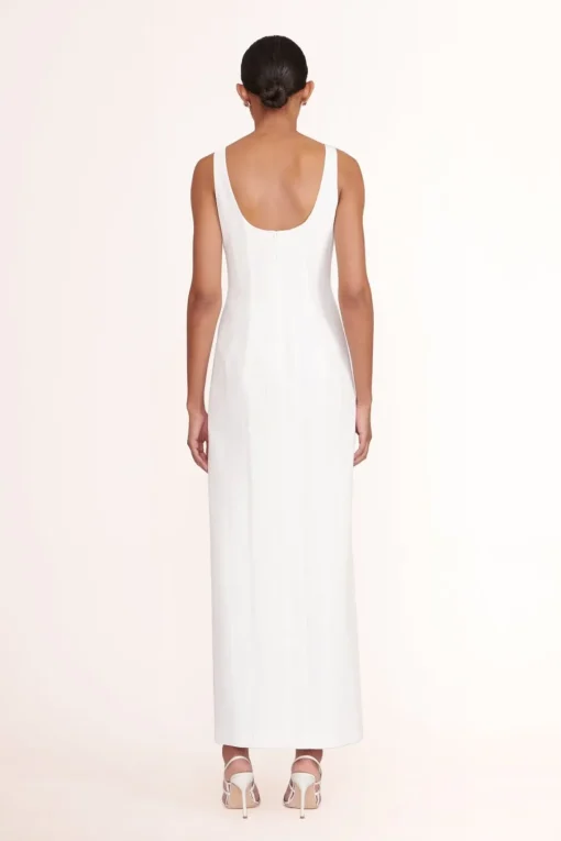PORTRAIT DRESS  WHITE