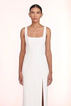 PORTRAIT DRESS  WHITE