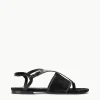 PURA VIDA FLAT SANDAL  BLACK