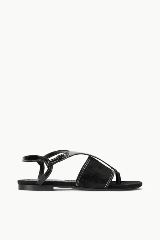 PURA VIDA FLAT SANDAL  BLACK