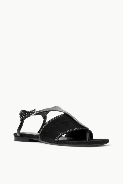 PURA VIDA FLAT SANDAL  BLACK