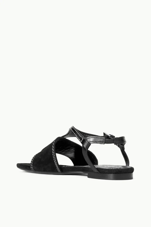 PURA VIDA FLAT SANDAL  BLACK