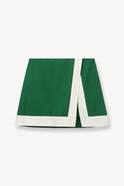 RALLY SKIRT  COURT GREEN IVORY