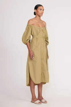 REESE DRESS  KHAKI
