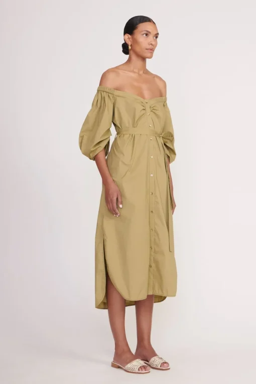 REESE DRESS  KHAKI