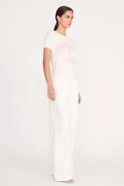 REYNA SWEATER  IVORY CHERRY BLOSSOM TOILE