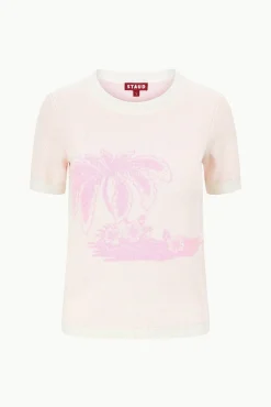 REYNA SWEATER  IVORY CHERRY BLOSSOM TOILE
