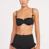 RHETT BIKINI TOP  BLACK