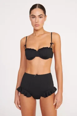 RHETT BIKINI TOP  BLACK
