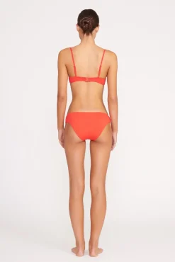 RHETT BIKINI TOP  RED ROSE