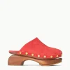 RHODES CLOG  RED ROSE