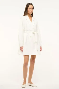 RINA TRENCH  WHITE