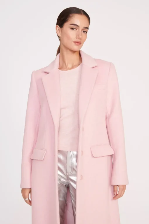 SANZA COAT  PINK SORBET