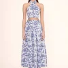SEA SKIRT  BLUE TOILE