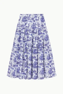 SEA SKIRT  BLUE TOILE
