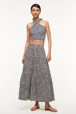 SEA SKIRT  NAVY MOSAIC