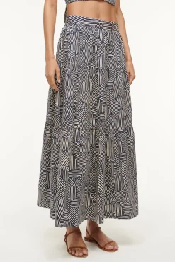 SEA SKIRT  NAVY MOSAIC