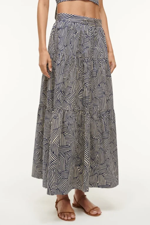 SEA SKIRT  NAVY MOSAIC