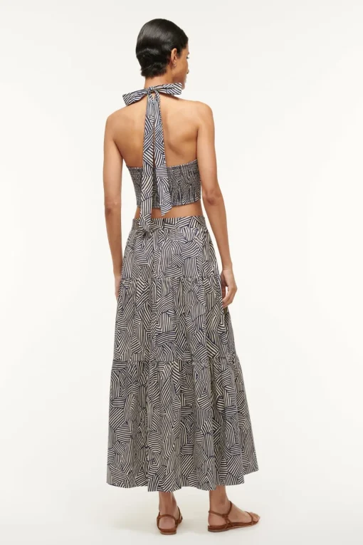 SEA SKIRT  NAVY MOSAIC
