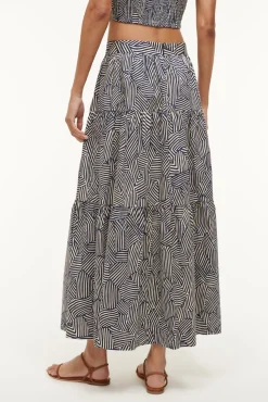 SEA SKIRT  NAVY MOSAIC
