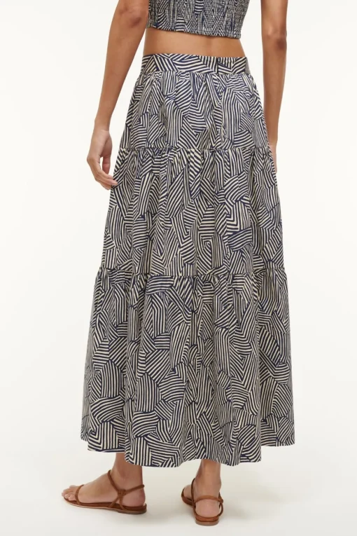 SEA SKIRT  NAVY MOSAIC
