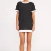 SELAH DRESS  BLACK WHITE