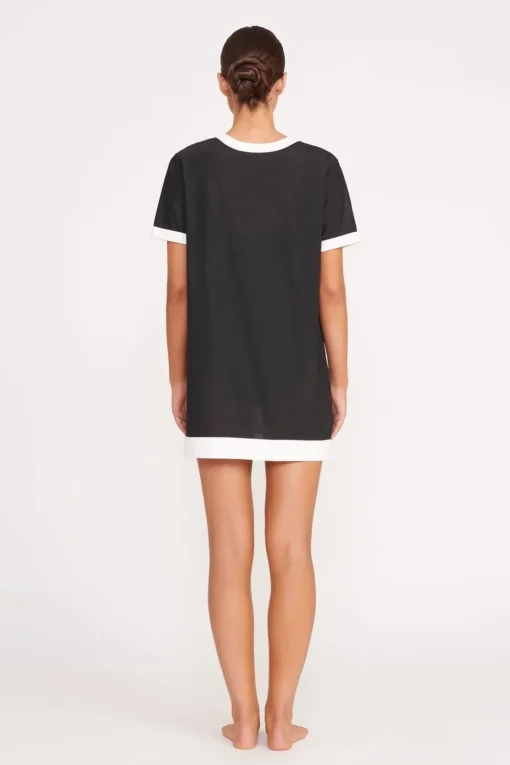 SELAH DRESS  BLACK WHITE
