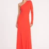 SERENA DRESS  RED ROSE