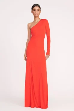 SERENA DRESS  RED ROSE