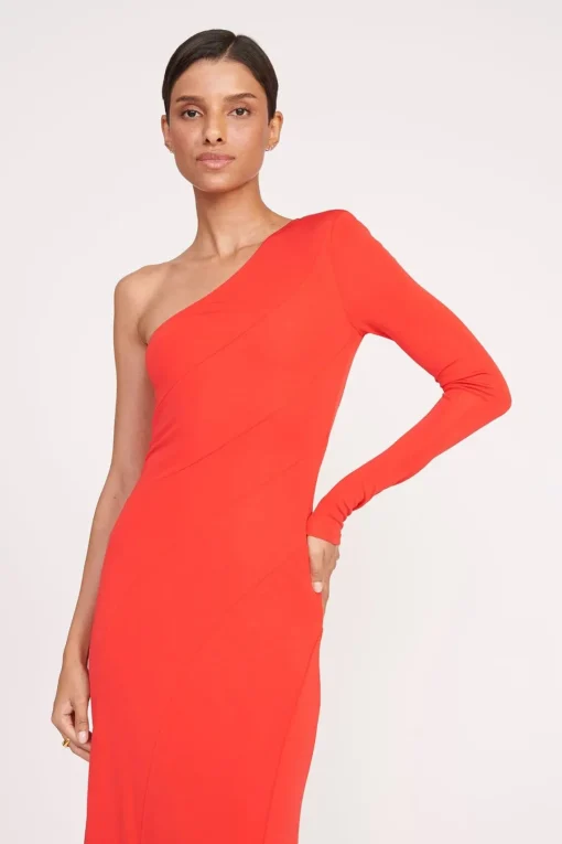 SERENA DRESS  RED ROSE