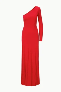 SERENA DRESS  RED ROSE