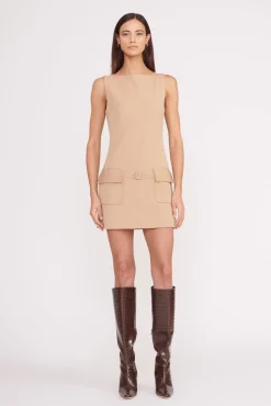 SHEILA DRESS  CAMEL