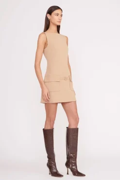 SHEILA DRESS  CAMEL