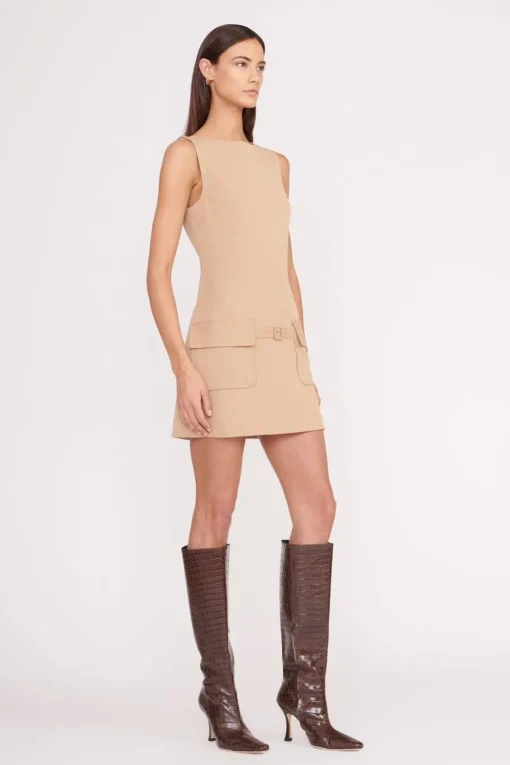 SHEILA DRESS  CAMEL