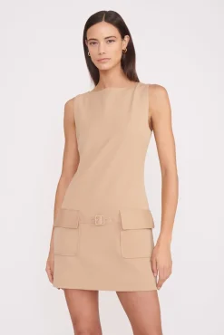SHEILA DRESS  CAMEL