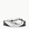 SHELL BUCKLE BELT  BLACK