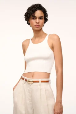 SHELL BUCKLE BELT  TAN