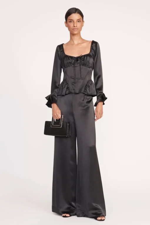SHIRLEY CONVERTIBLE CLUTCH  BLACK
