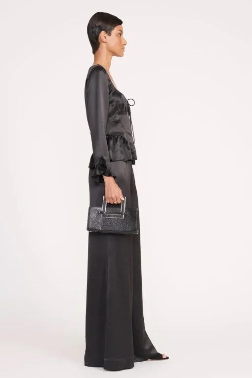 SHIRLEY CONVERTIBLE CLUTCH  BLACK