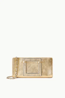 SHIRLEY CONVERTIBLE CLUTCH  GOLD